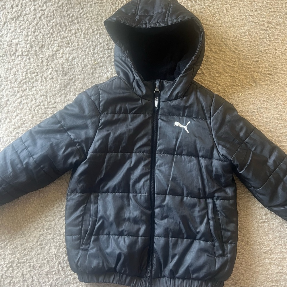 Kids Black Puma Coat !